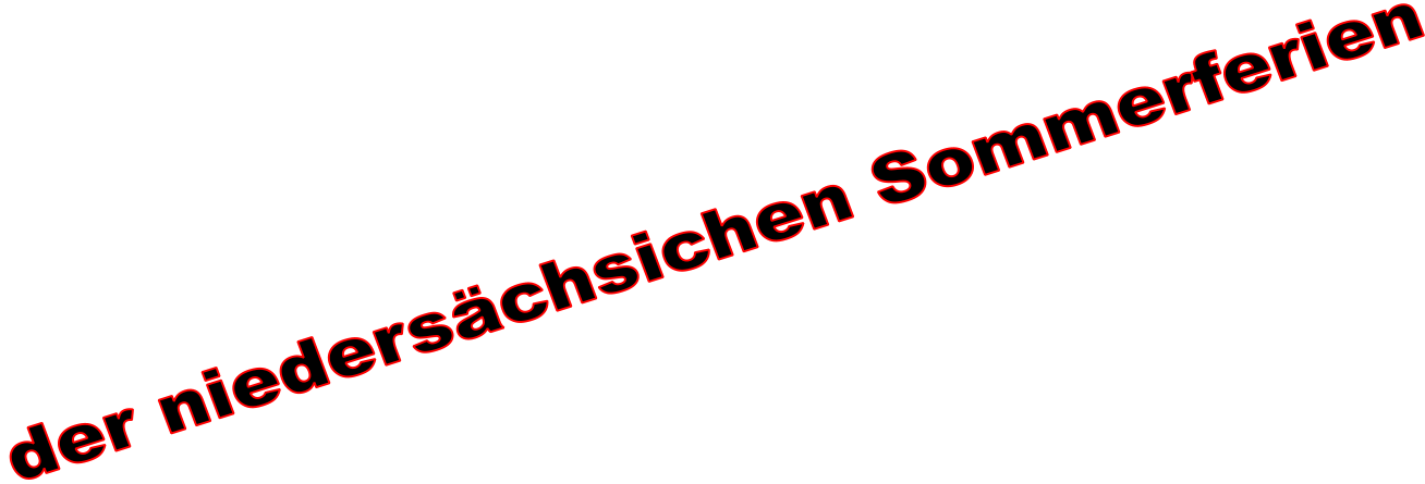 der niedersächsichen Sommerferien